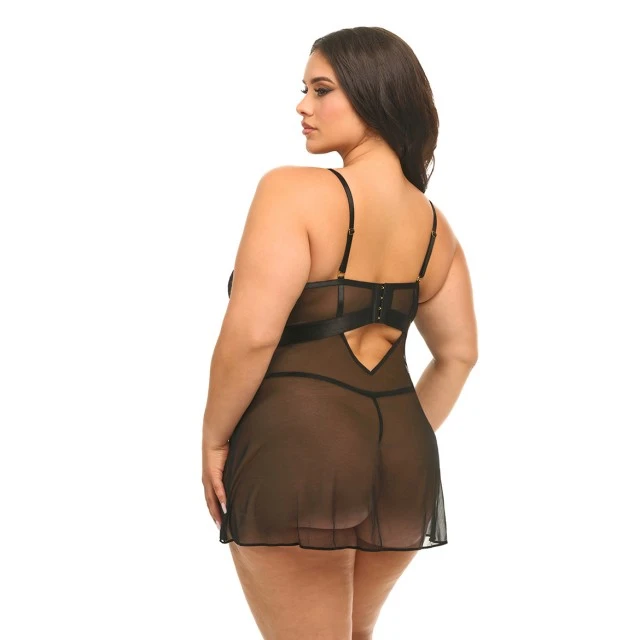 PLUS SIZE LEANNA BABYDOLL